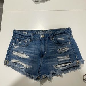 American Eagle ripped shorts